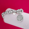 Lola Jewelry Sterling Silver Rolo Bracelet