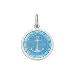 Lola Jewelry Anchor Pendant Light Blue