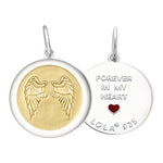 Lola Jewelry Angel Wings Gold Pendant