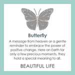 Lola Jewelry Butterfly Pendant Message Card