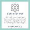 Lola Jewelry Celtic Knot Message Card: Unbreakable
