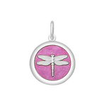 Lola Jewelry Dragonfly Pendant Vintage Pink
