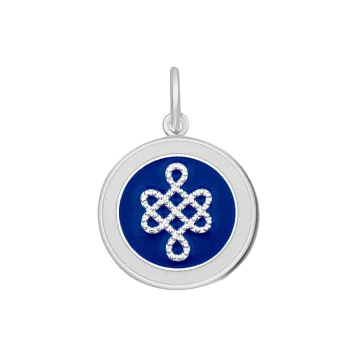 Lola Jewelry Mother and Daughter Pendant Royal Blue