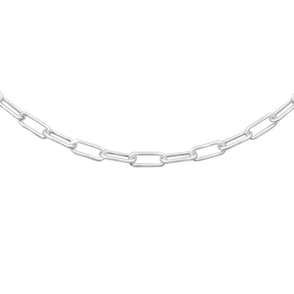 Lola Jewelry Oval Sterling Silver Chain