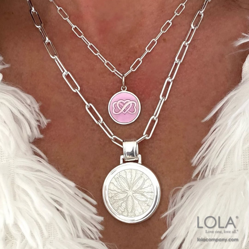 Lola Jewelry Oval Sterling Silver Chain