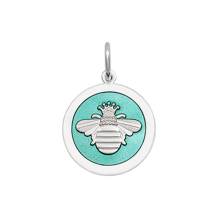 Lola Jewelry Queen Bee Pendant Seafoam