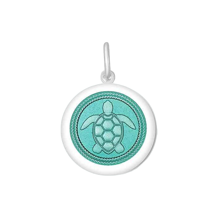 Lola Jewelry Sea Turtle Pendant Seafoam