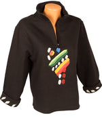 Victoria Primary Abstract Zip Fleece