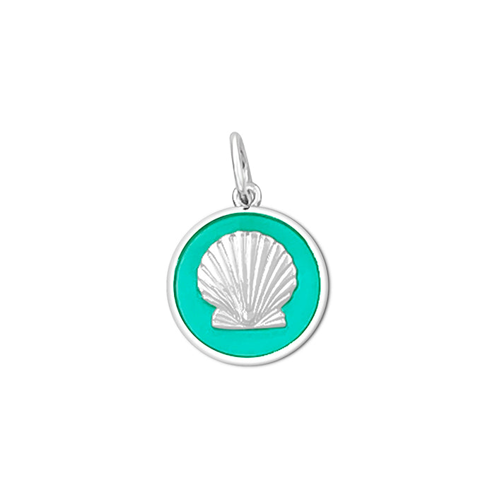Lola Jewelry Shell Pendant Seafoam Small