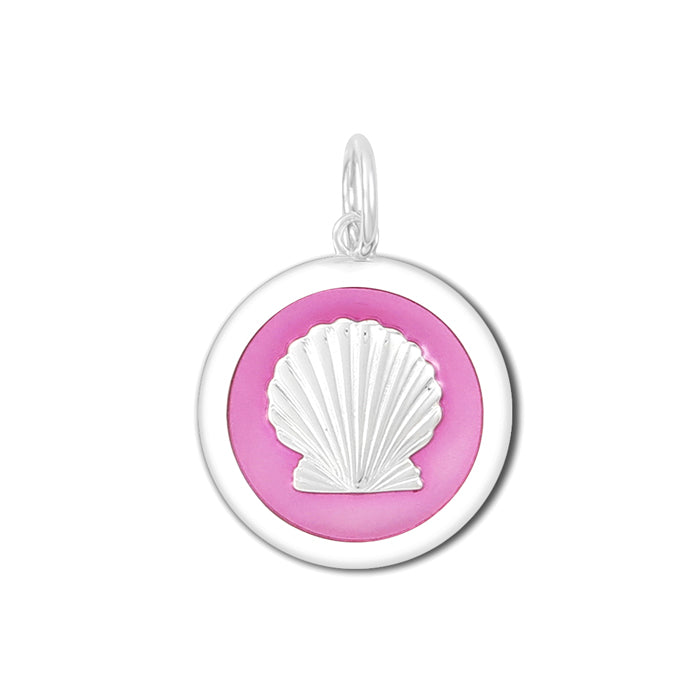 Lola Jewelry Shell Pendant Vintage Pink Medium