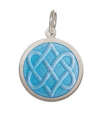 Lola Jewelry Celtic Knot Light Blue Pendant