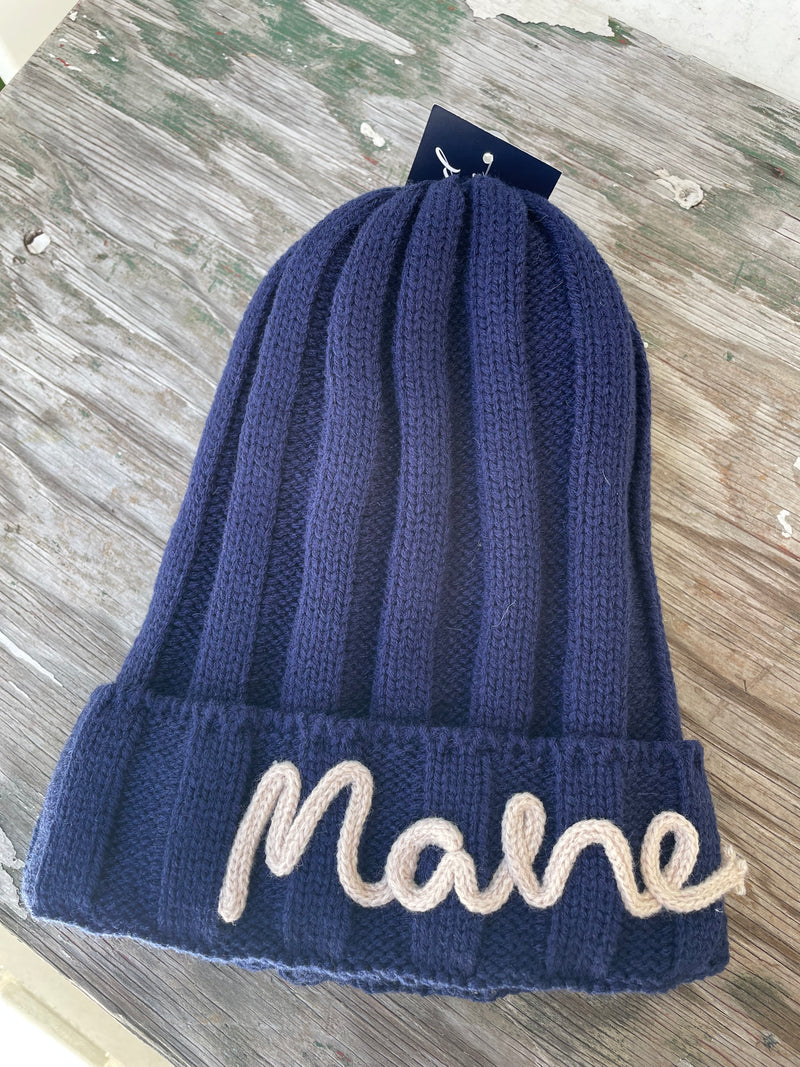 Plush Maine Rope Beanie